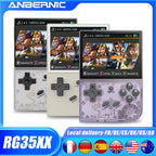 RG35XX Retro Handheld Game Player Built-In 64G TF 6000+ Classic Games Linux Garlicos Portable for Travel Kids Gift
