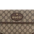 GG Supreme Monogram Neo Vintage Web Belt Bag Brown