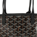 Goyardine Reversible Mini Anjou Black