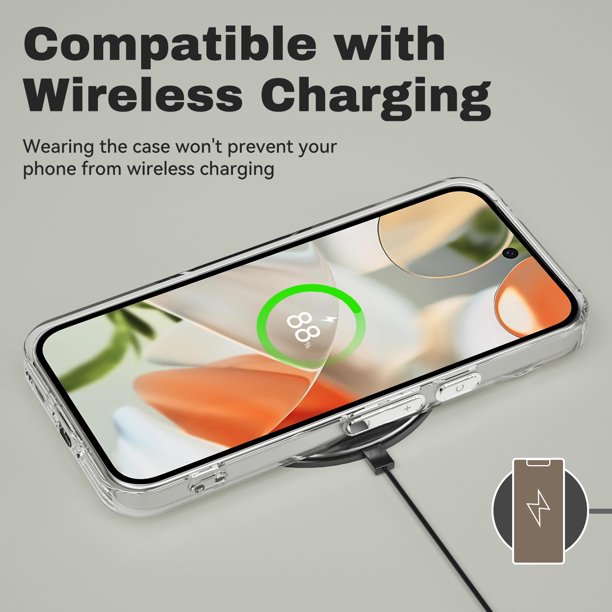 Entronix Case Compatible with Pixel 10/10 Pro - [Hard Back] Clear Cover