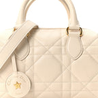 Calfskin Macrocannage Groove 20 Bag Dusty Ivory