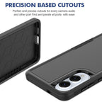 Entronix Case Compatible with Galaxy S25 Edge - Soft-Touch Dual-Layer Sleek Cover