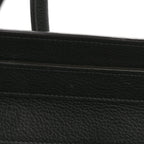 Drummed Calfskin Micro Luggage Black