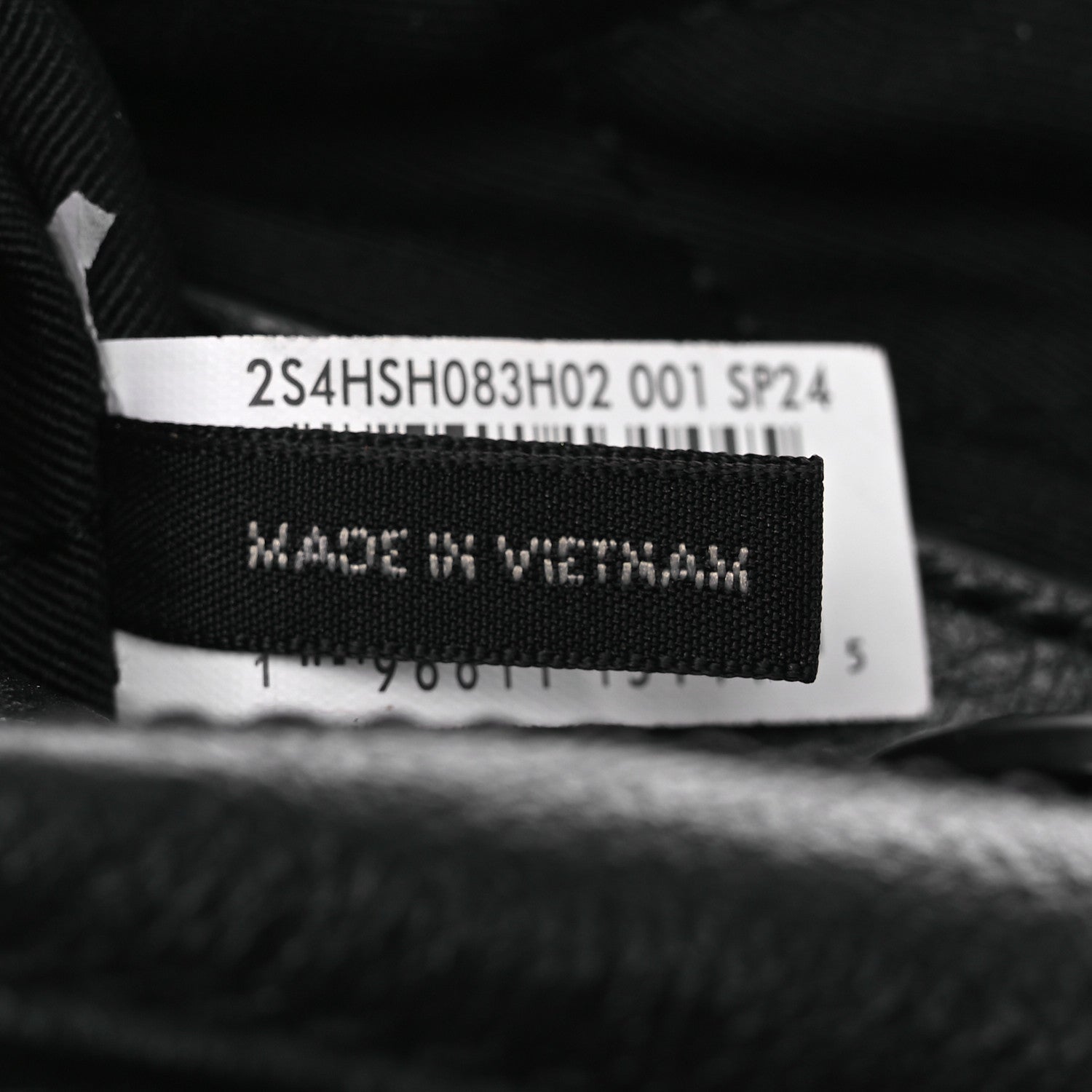 Goatskin The Large Cargo Bag Black