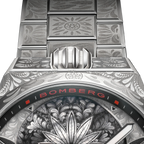 Bomberg Bolt-68 Neo Tattooed  Cancun Skull Limited Edition Silver Watch
