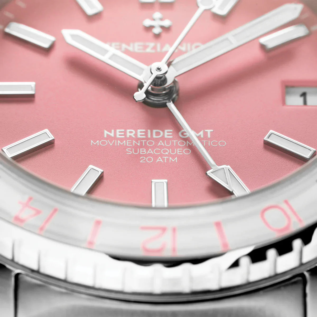 Venezianico Automatic Watch Nereide GMT Rosa