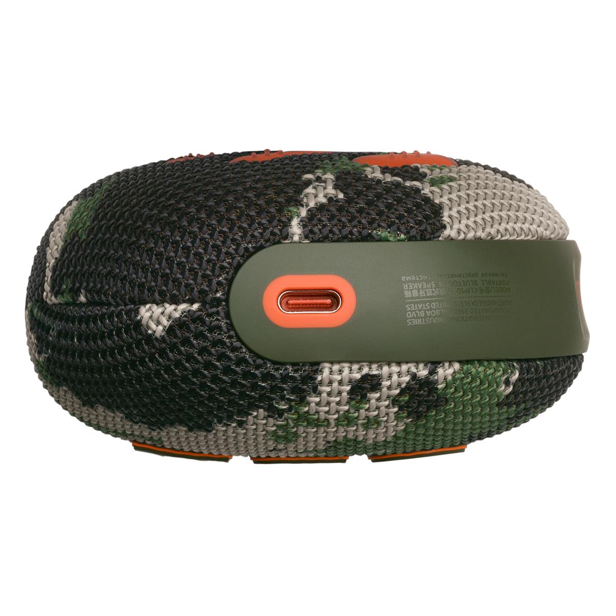 JBL Clip 5 Ultra Portable Bluetooth Speaker with gSport Carbon Fiber Case (Camo)