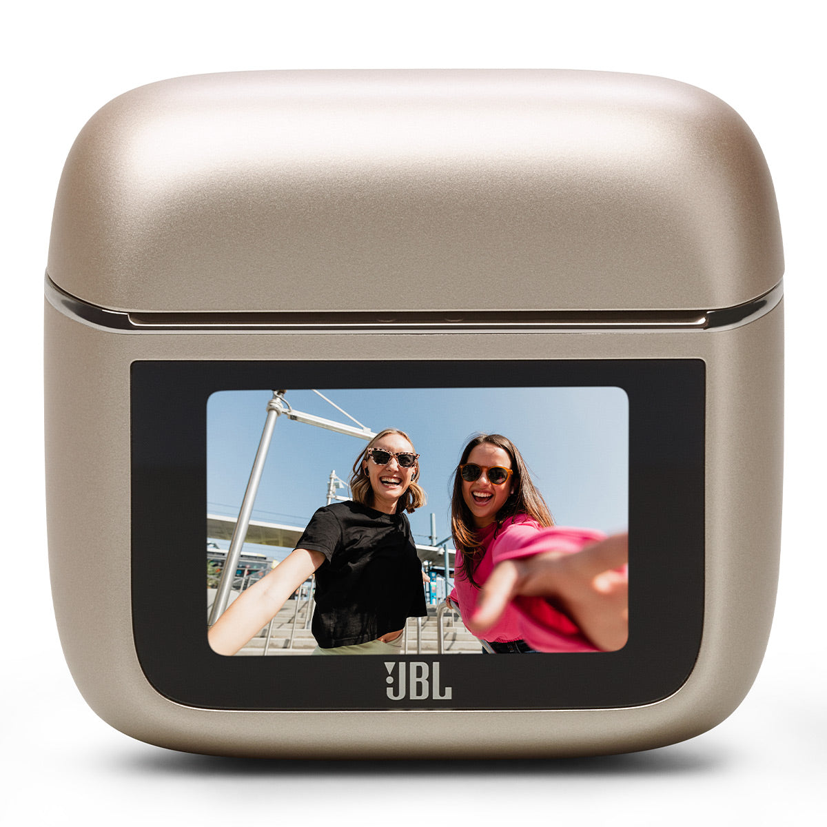 JBL Tour Pro 3 Noise Cancelling True Wireless Earbuds Bundle with gSport Case (Latte)