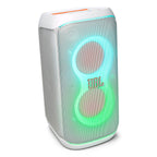 JBL PartyBox Club 120 Portable Party Speaker Bundle with Wireless Microphone System (White)