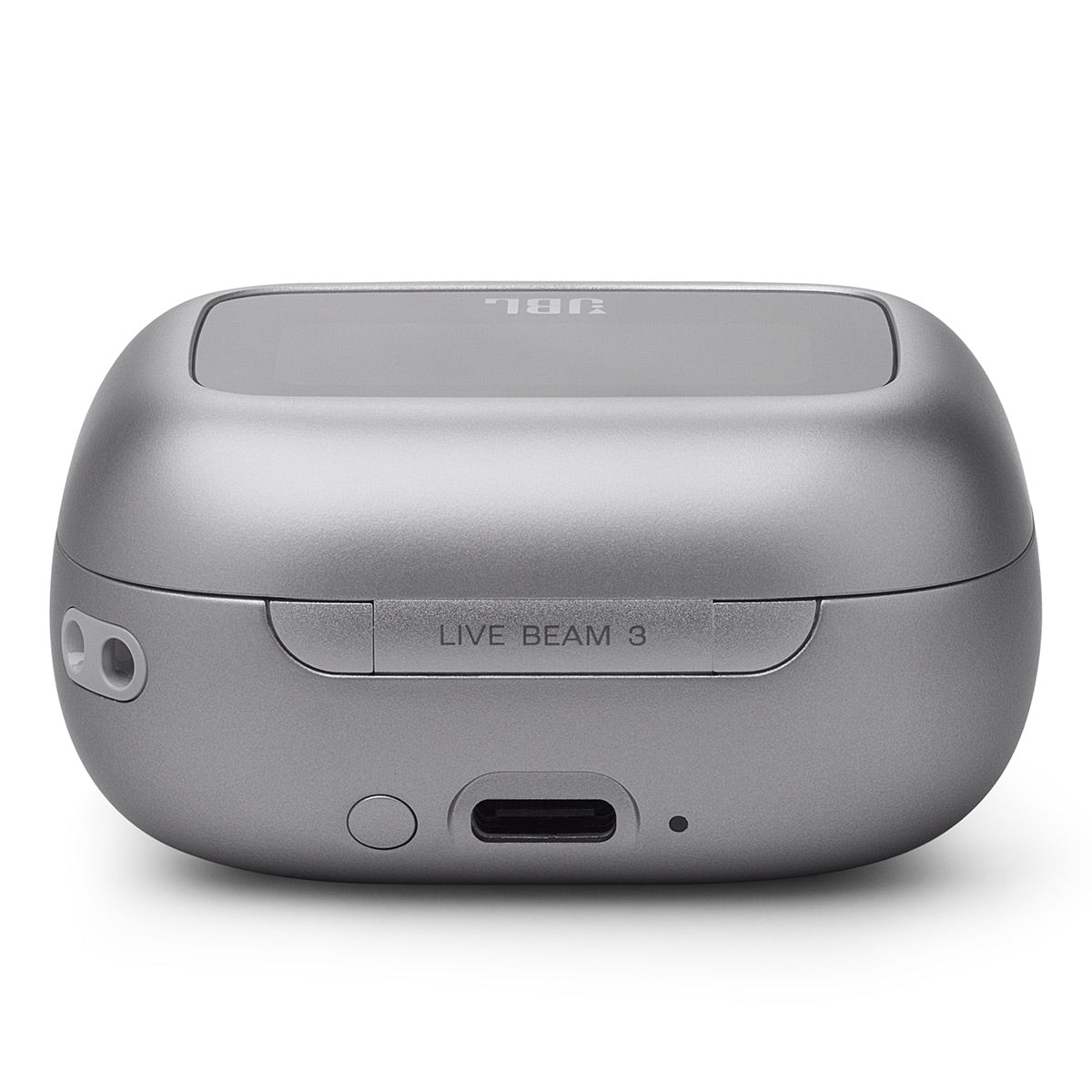JBL Live Beam 3 Noise-Cancelling Earbuds with Smart Case (Silver)