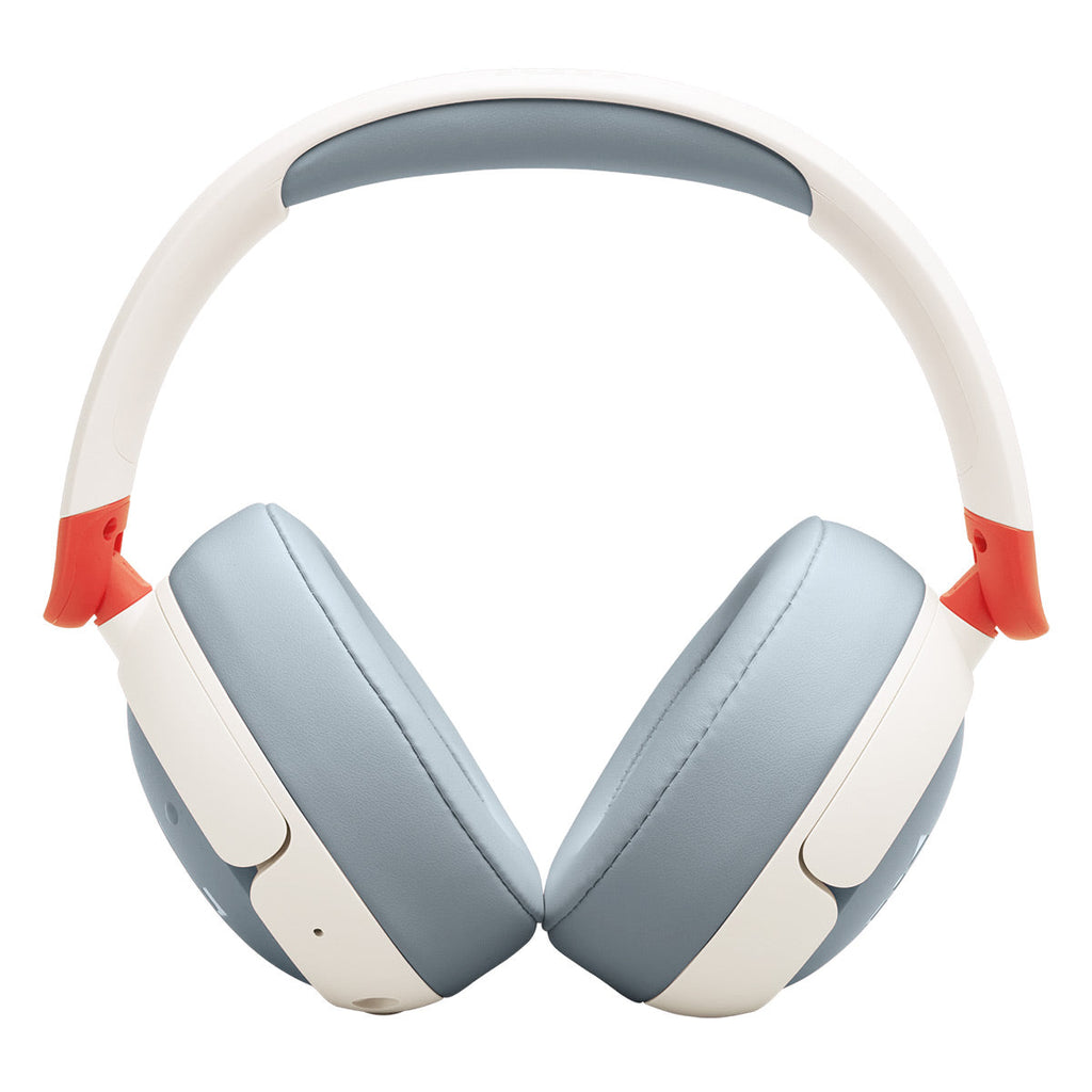 JBL Junior 470 Kid Safe On Ear Wireless Noise Cancelling Kids Headphones (White)