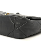 Lambskin Quilted Medium Chanel 19 Flap Dark Grey