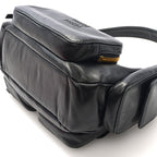 Nappa Multi Pocket Hobo Black