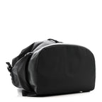 Nylon Grained Calfskin Watson Diaper Bag Black