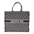 Oblique Large Book Tote Blue Multicolor