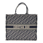 Oblique Large Book Tote Blue Multicolor
