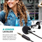 Movo WMX-LAV Lavalier Microphone