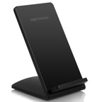 Qi Wireless Charger 10W Fast Charging Pad Stand Dual Coils Compatible with 7.5W 5W for iPhone XS/XS Max/XS/X Galaxy S10 /S9+ /S8 Google Nexus 6