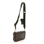 Monogram Felicie Strap & Go Kaki