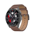 gt3 smart watch 1.36 large screen AI voice nfc access control Alipay collection and payment live broadcast supply - -Black brown belt+tape