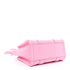 Grained Calfskin Micro The Tote Bag Fluro Candy