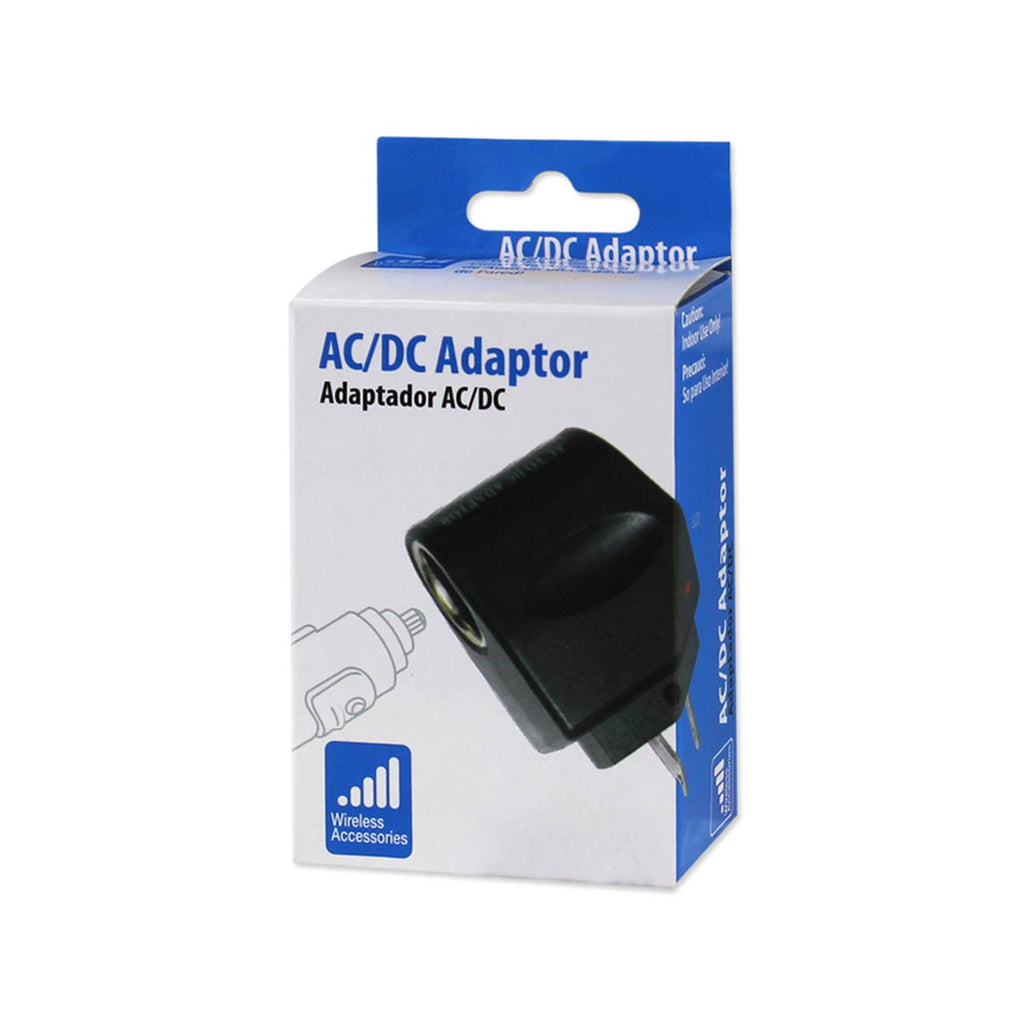 Reiko 650Mah Ac To Dc Wall Adapter To Car Charger In Black