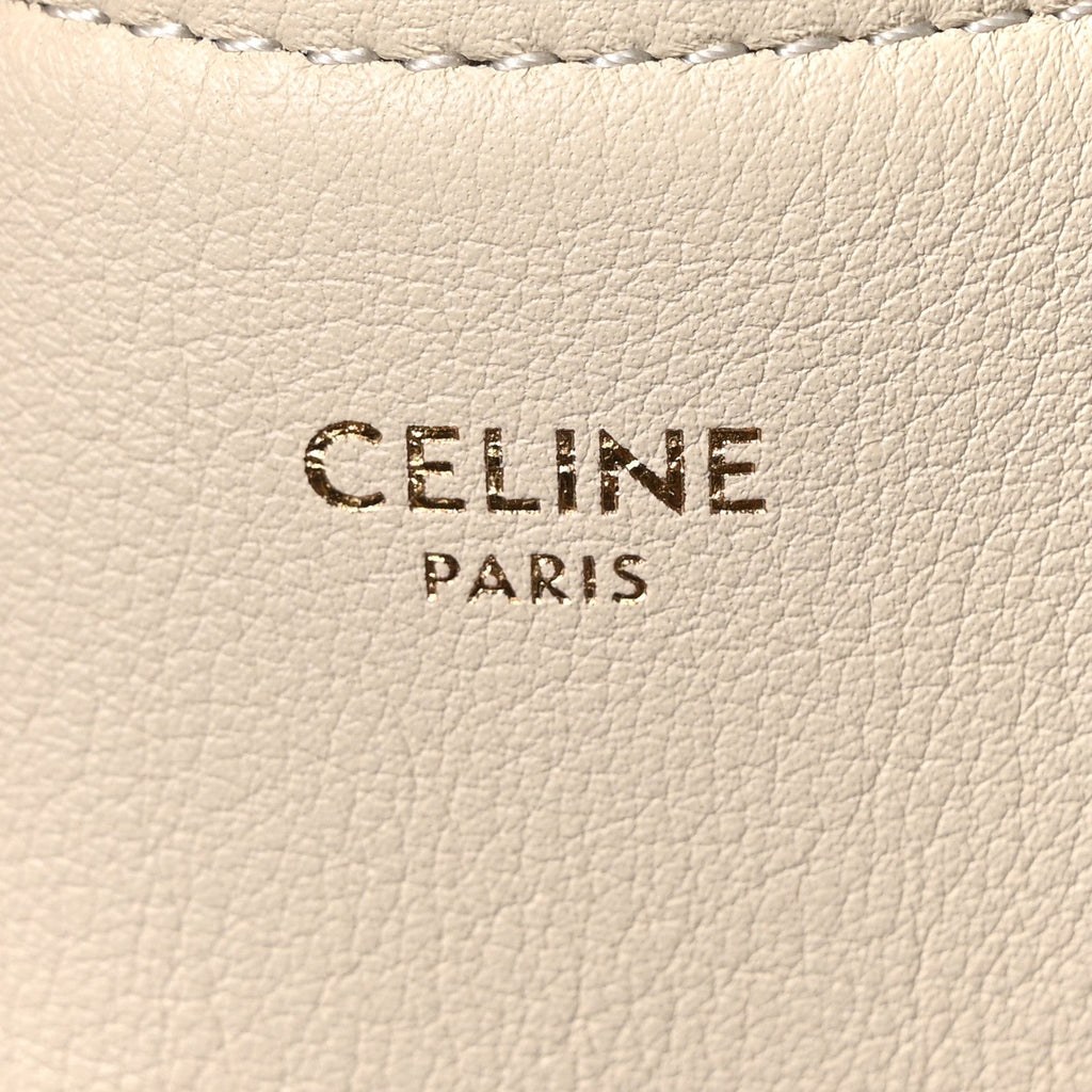 Supple Grained Calfskin Teen Lulu Shoulder Bag Rice