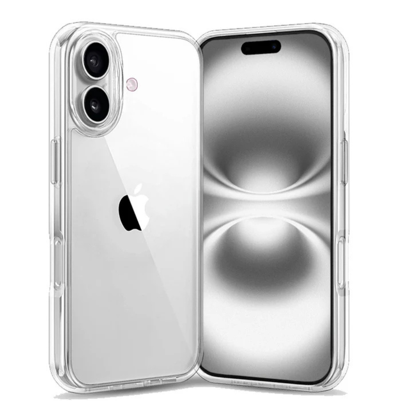 Entronix Case Compatible with iPhone 17 - [Hard Back] Slim Clear