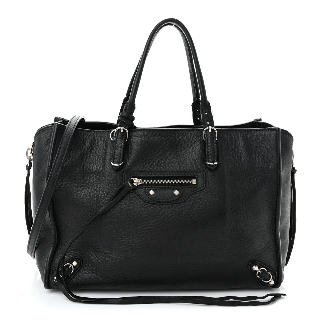 Veau Papier A6 Zip Around Tote Black