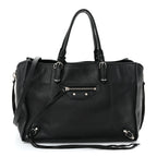 Veau Papier A6 Zip Around Tote Black