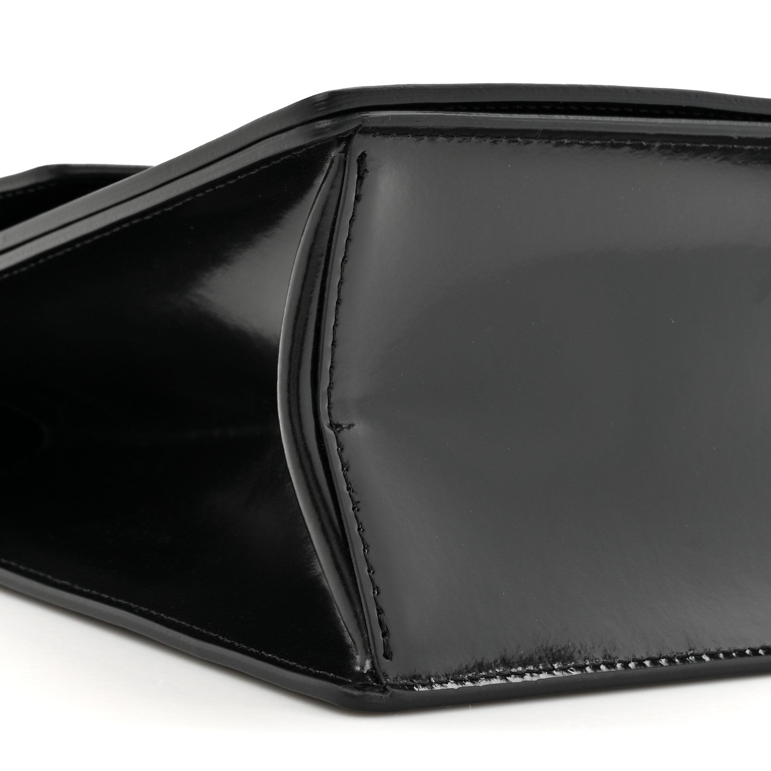 Calfskin Jitney 2.8 Not For Sale Top Handle Bag Black White