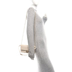 Nappa Matisse FF Embossed Wallet On Chain Baguette Camelia