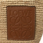 Raffia Mini Slit Tote Bag Natural Tan