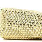 Satin Crystal Triangle Pouch Ananas