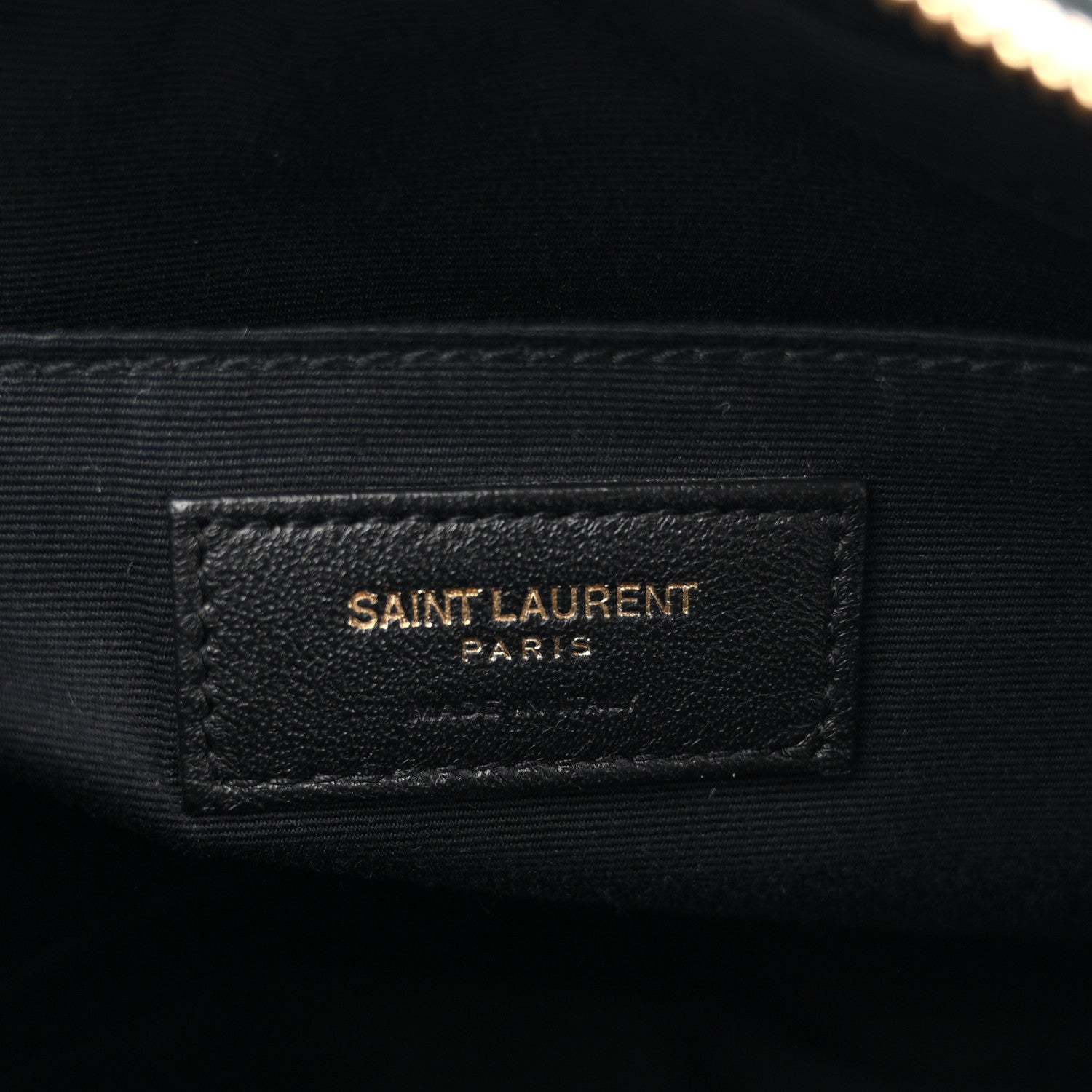 Calfskin Matelasse Monogram Lou Camera Bag Military Green