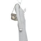 GG Supreme Monogram Horsebit 1955 Shoulder Bag Beige Mystic White