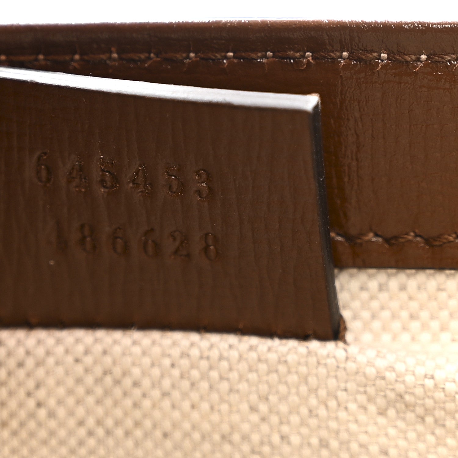 GG Supreme Monogram Azalea Calfskin Mini Horsebit 1955 Foldover Top Handle Bag Beige Ebony Brown Sugar