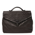 Intrecciato VN Briefcase Ebano