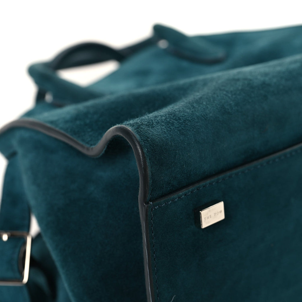 Suede Soft Margaux 10 Bag Teal Green