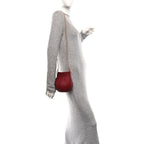 Taurillon Clemence Petit H Bitter Apple Bag Rouge H