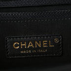 Calfskin Quilted New Medium Boy Flap Black