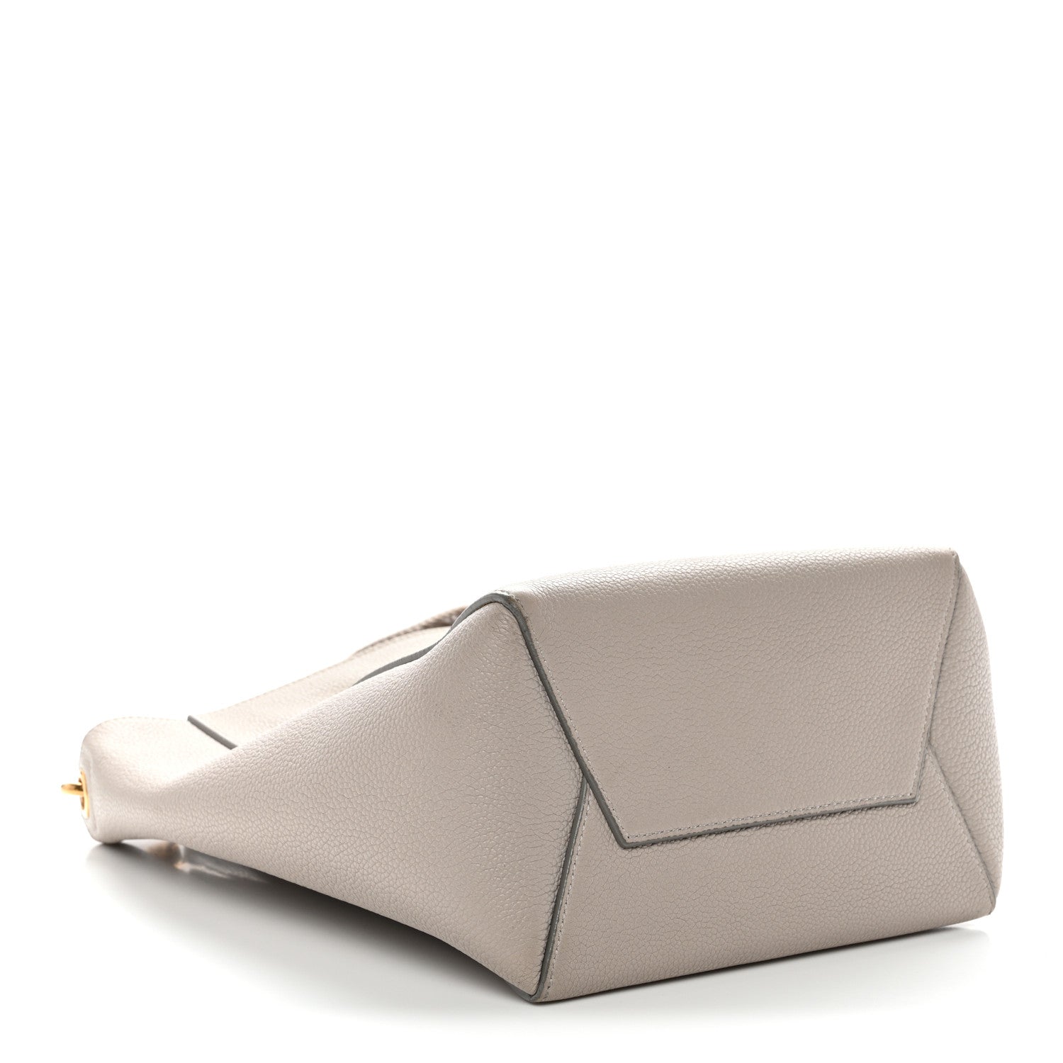 Soft Grained Calfskin Small Sangle Bucket Bag Light Taupe