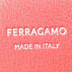 Natural Grain Calfskin Bicolor Large Hug Bag Testa Di Moro Flame Red