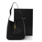 Smooth Calfskin Small Le 5 A 7 Soft Hobo Black