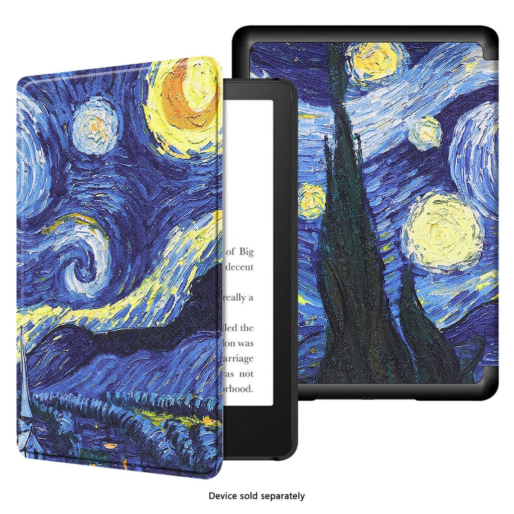 SAHARA - Venture Series Folio Case for Amazon Kindle Paperwhite (2024) and Colorsoft - Starry Night