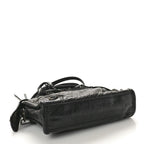 Agneau Classic Gold Hardware Nano City Black