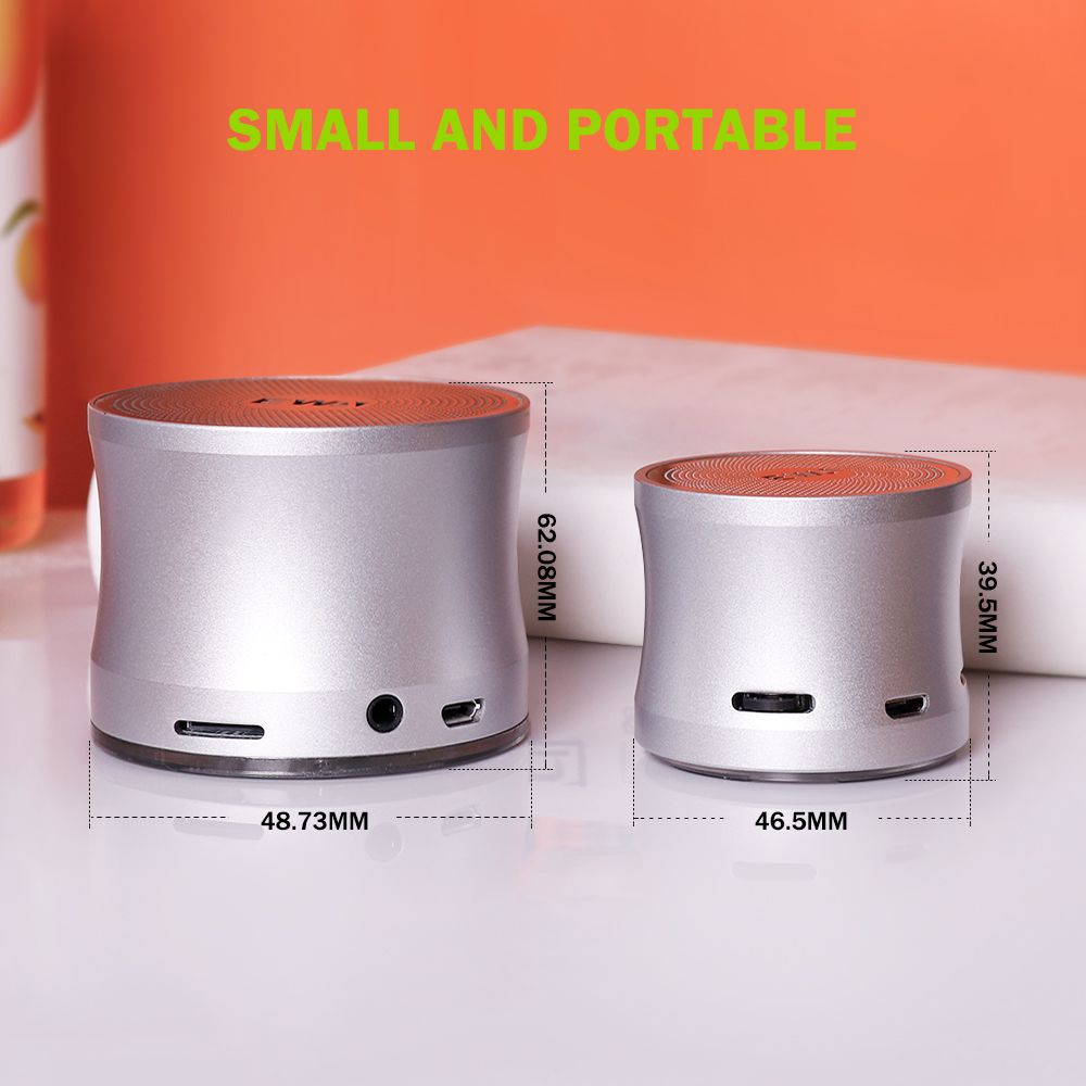 Mini Wireless Bluetooth Speaker Big Sound &amp; Bass for Phone/Laptop/Pad Support MicroSD Card Portable Loud Speakers 5.0