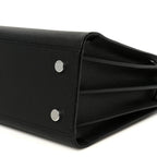 Grained Calfskin Small Sac De Jour Black