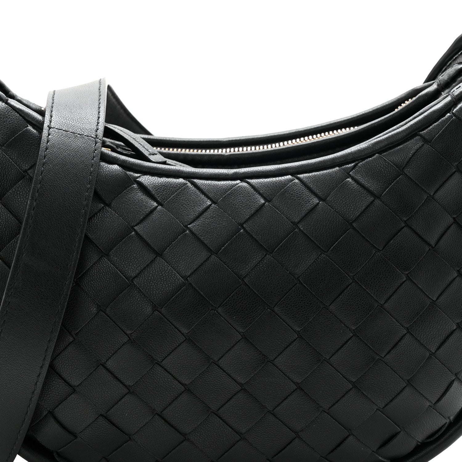 Nappa Intrecciato Small Gemelli Multipocket Bag Black