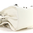 Agneau Arena Neo Cagole Handbag XS Optic White